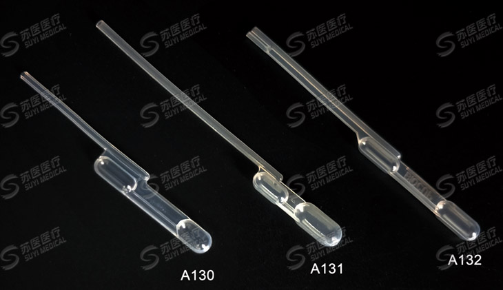 Double-bulb Transfer pipette---A130,A131,A132