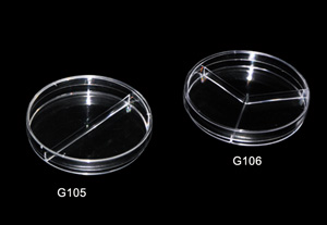 two-compartment Petri Dish---G105,G106