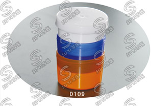 Three color medication cup---D109