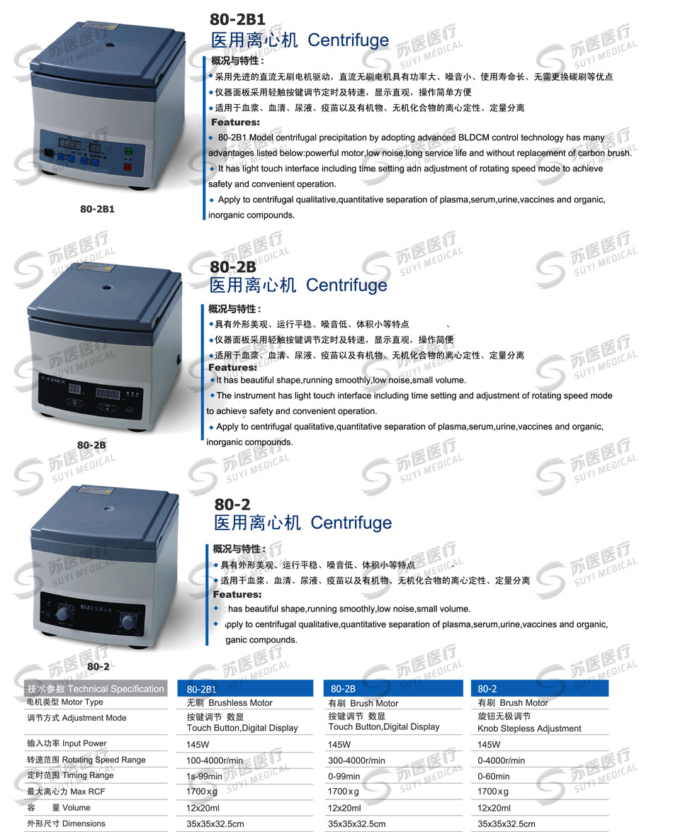 Centrifuge --- 80-2B1/2B/2